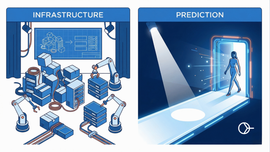 One side showing "Backstage" (Hyperspeed) and the other "Runway" (Smart Prefetch).